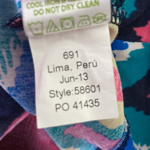 Lilly Pulitzer Gretchen Knit Dress in Hearts a Flutter Slip Chevron Print - M - Picture 13 of 13